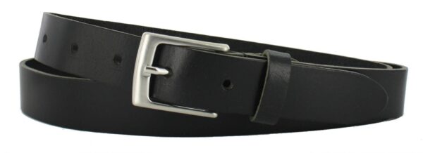 Leren Riem 3cm Zwart