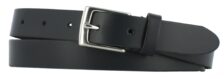 Gladde Leren Riem Navy