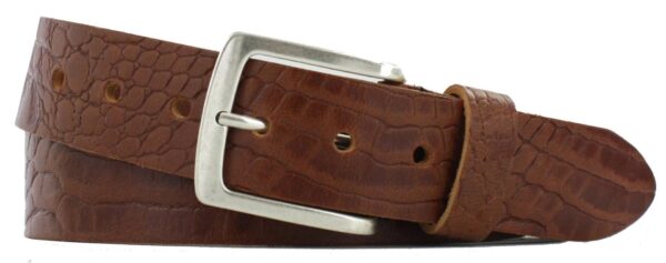 Leren Riem Dames Cognac