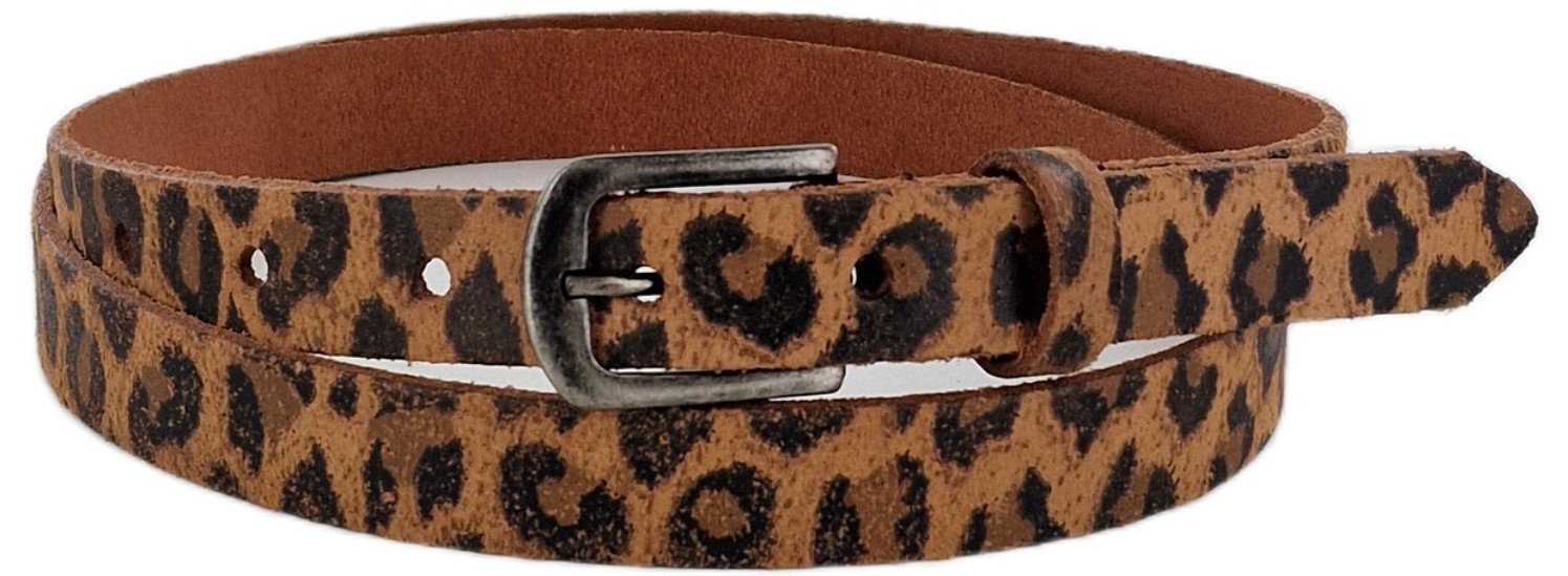 Dames Riem Panterprint Panterzand