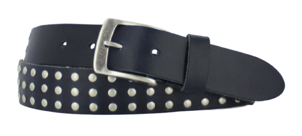 Leren Dames Riem Navy