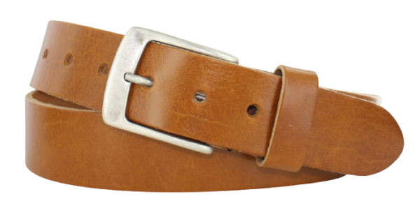 Leren Riem 4cm Cognac